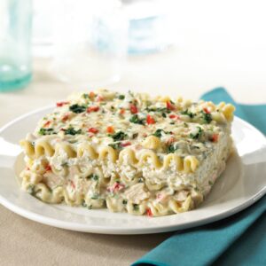 Chicken Lasagna Entree | Styled