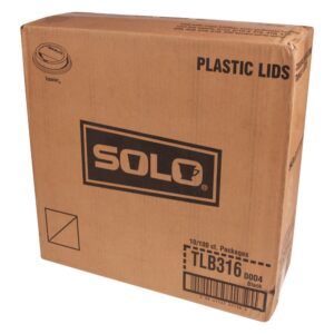 Black Plastic Travel Lid | Corrugated Box