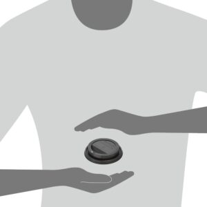 Black Plastic Travel Lid | Styled