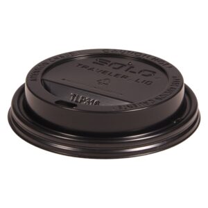 Black Plastic Travel Lid | Raw Item