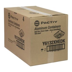 1/2 Size Black & Gold Foil Pan | Corrugated Box