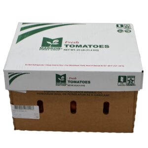 Extra Large Roma Tomatoes | Corrugated Box