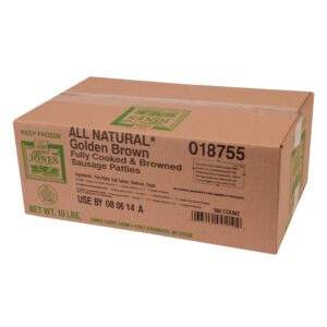 Cooked Sausage Patties, 1 oz. | Corrugated Box