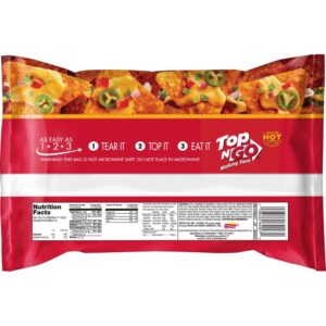 Nacho Cheese Top N Go Flavored Tortilla Chips | Styled