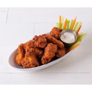 Buffalo Breaded Chicken Wings | Styled