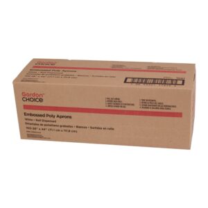 Embossed Poly Aprons | Corrugated Box