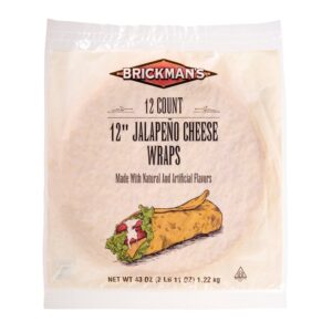 Cheese & Jalapeño Tortillas | Packaged