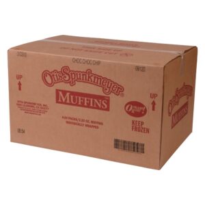 Chocolate Chip Muffins, Individually Wrapped | Corrugated Box