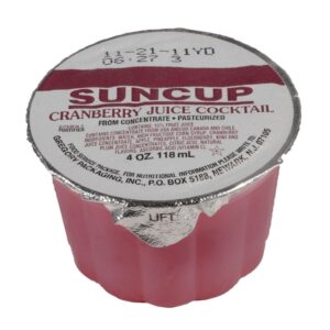 Cranberry Cocktail Juice Cup | Packaged