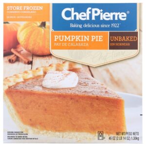 Pumpkin Pie, Unbaked | Packaged
