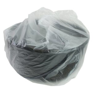 Black Round Plastic Trays | Packaged