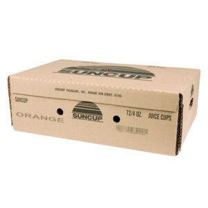 Orange Juice Cup | Corrugated Box