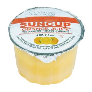 Orange Juice Cup | Packaged
