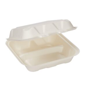 CONT MOLDED FBR 8X8X3 3CMPT 2-75CT | Raw Item