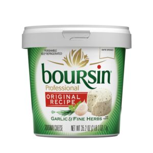 CHEESE BRSIN GARL HRB 2-2# BOURSIN | Packaged