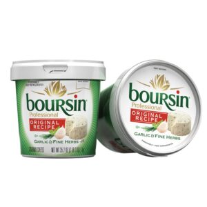 CHEESE BRSIN GARL HRB 2-2# BOURSIN | Styled