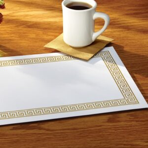 Greek Key Placemats | Styled