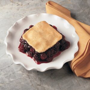 Blackberry Cobbler | Styled
