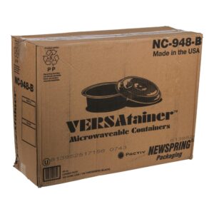 48 Ounce Containers w/Lid | Corrugated Box