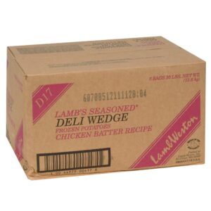 Super Deli Wedge Fries, 8-Cut | Corrugated Box