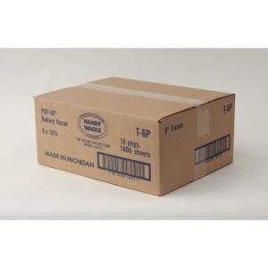 Waxed Bakery Tissue Sheets | Corrugated Box