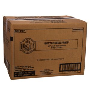 Ridge Cut French Fries | Corrugated Box