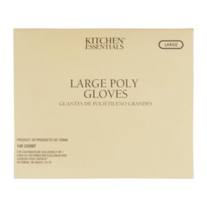 Embossed Poly Gloves | Packaged