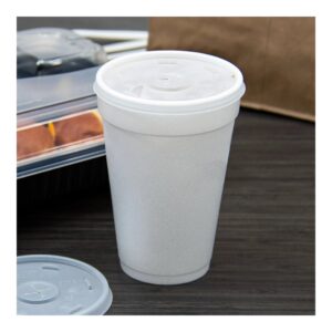 Straw Slot Translucent Plastic Lids | Styled