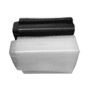 CONT PLAS CRSP 1CMPT 6X9 BLK 110CT | Styled