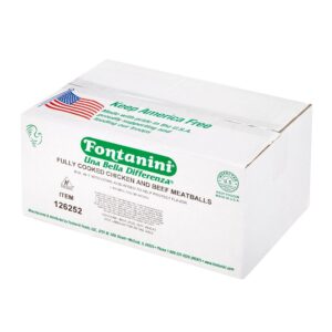 HALAL CHICKEN & BEEF MEATBALL, 1 oz | Corrugated Box