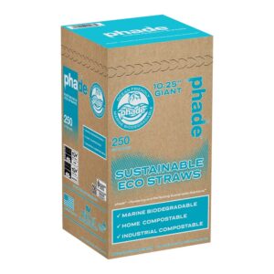 10.25″ Straws, Giant, Wrapped | Packaged