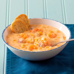 Shrimp & Corn Chowder | Styled