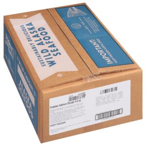 Salmon Burgers | Corrugated Box