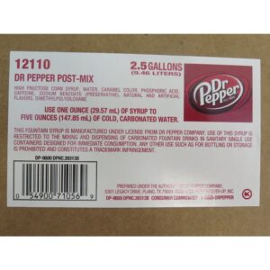 SYRUP DR. PEPPER BIB | Corrugated Box
