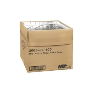 1/2 Size Foil Sheet Cake Pan | Packaged