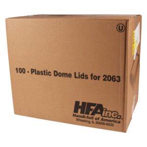 Half Sheet Foil Cake Pan Dome Lid | Corrugated Box