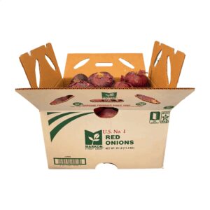 Jumbo Red Onions | Packaged