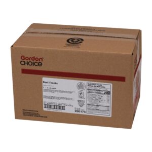 All Beef Franks | Corrugated Box