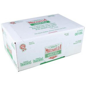 Whole Milk Mozzarella Cheese | Corrugated Box