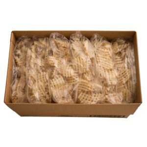 Waffle Cut French Fries | Packaged