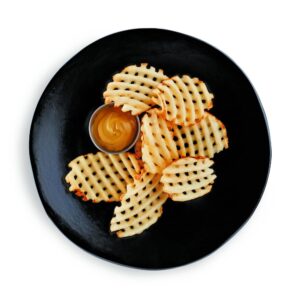 Waffle Cut French Fries | Styled