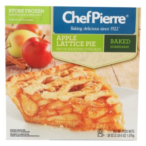 PIE APPLE 10 BKD LATTICE TOP | Packaged