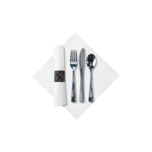 CUTLERY KIT METALIC READY ROLL | Raw Item