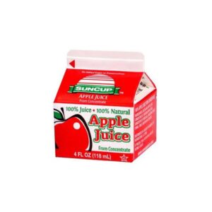 100% Apple Juice Carton | Packaged