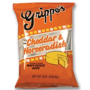 Grippo’s Cheddar & Horseradish 8oz | Packaged