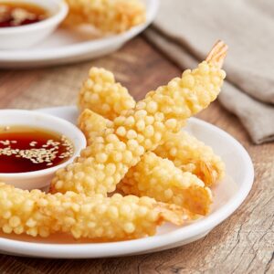 Raw Tempura Agedama Shrimp, 16-19 | Styled