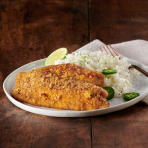 Breaded Tortilla Tilapia | Styled