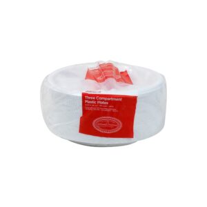 10 1/4″ White Plastic Plates | Packaged