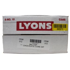 Chocolate Cone Dip Coating | Corrugated Box