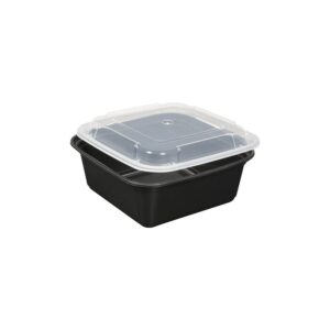 6×6 Square Containers with Lids | Raw Item
